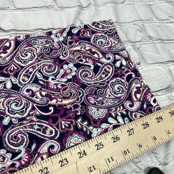 Lands' End Women's Starfish Mid Rise Straight Leg Elastic Waist Pull On Pants - Picture 15 of 15